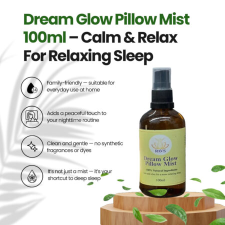 Dream Glow Pillow Mist 100ml - Calm & Relax For Relaxing Sleep
