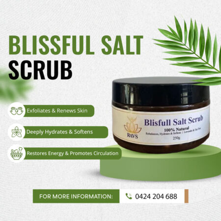 Blissful Salt Scrub 250g - Rebalances, Hydrates & Softens