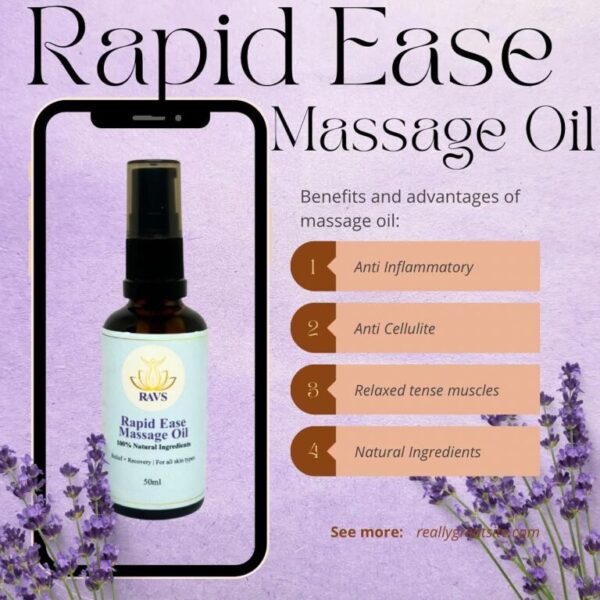 Rapid Ease Massage Oil - Image 2
