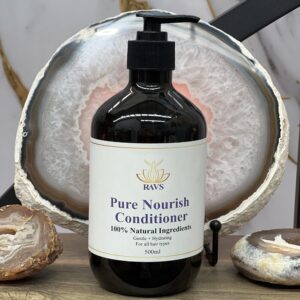 RAVS Pure Nourish Conditioner 500ml Natural Plant-Based Hair Hydration and Softening