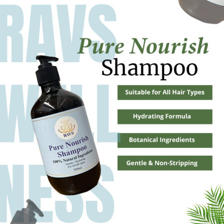 Pure Nourish Shampoo 500ml - Gentle & Hydrating