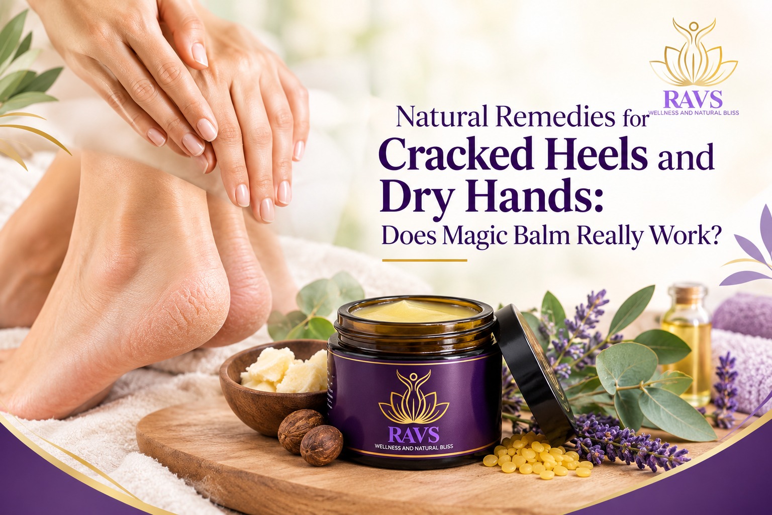 Natural remedies for cracked heels and dry hands